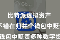 比特派虚拟资产  用户不错在归并个钱包中贬责多种数字货币